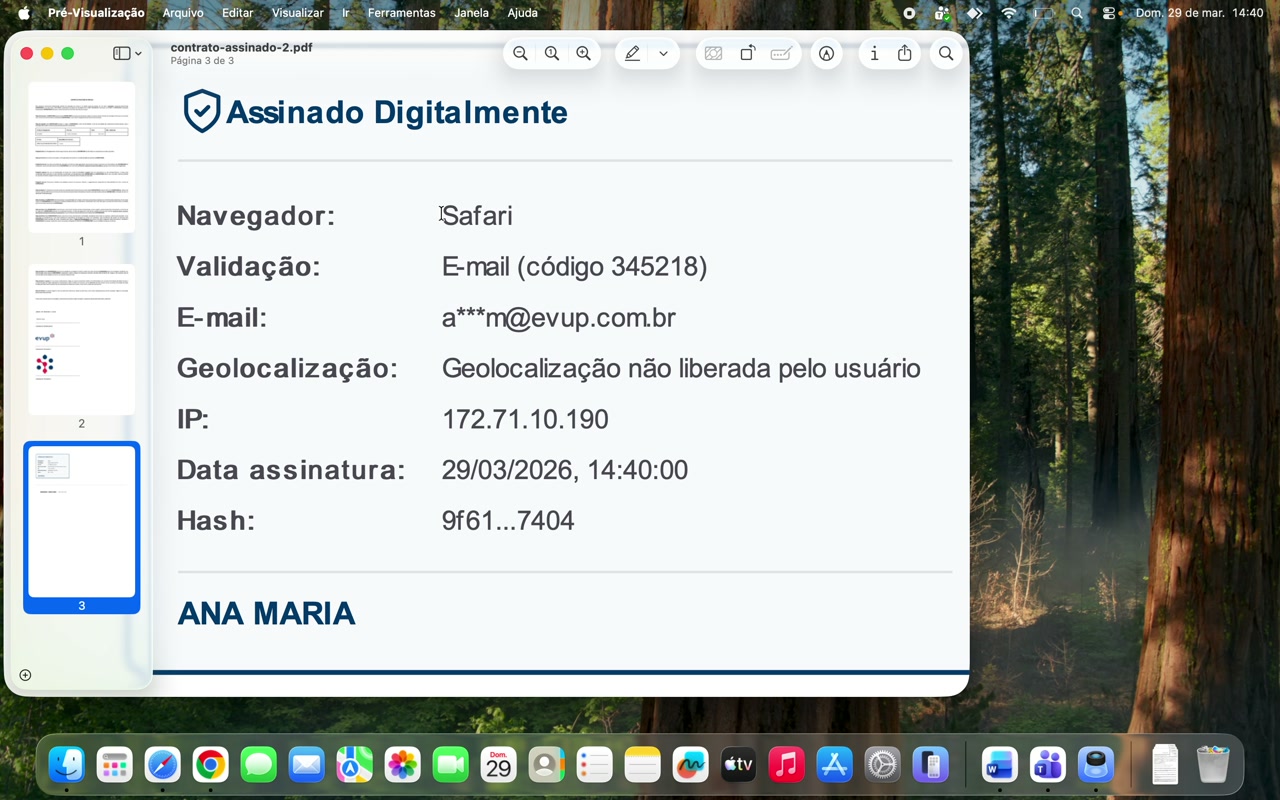 PDF com bloco Assinado Digitalmente